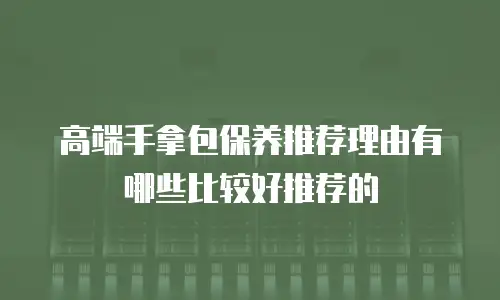 高端手拿包保养推荐理由有哪些比较好推荐的