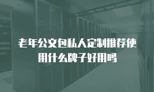 老年公文包私人定制推荐使用什么牌子好用吗