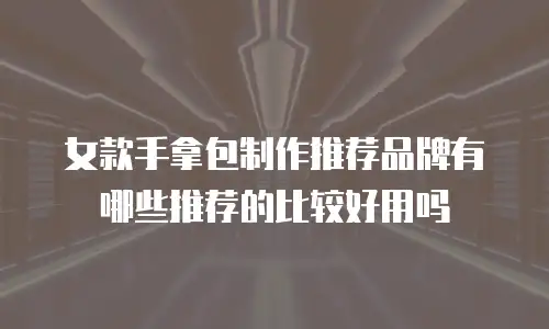 女款手拿包制作推荐品牌有哪些推荐的比较好用吗