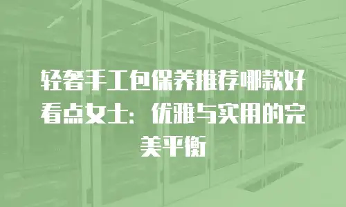 轻奢手工包保养推荐哪款好看点女士：优雅与实用的完美平衡