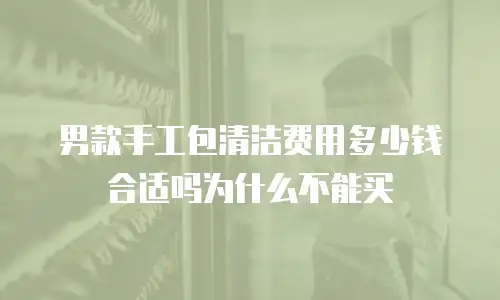 男款手工包清洁费用多少钱合适吗为什么不能买