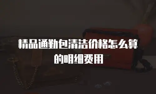精品通勤包清洁价格怎么算的明细费用