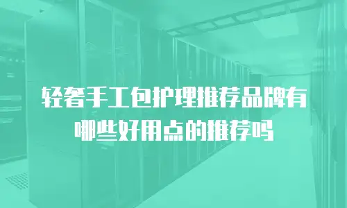 轻奢手工包护理推荐品牌有哪些好用点的推荐吗