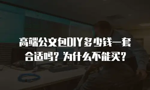 高端公文包DIY多少钱一套合适吗？为什么不能买？