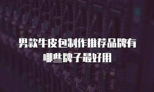 男款牛皮包制作推荐品牌有哪些牌子最好用