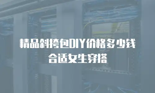 精品斜挎包DIY价格多少钱合适女生穿搭