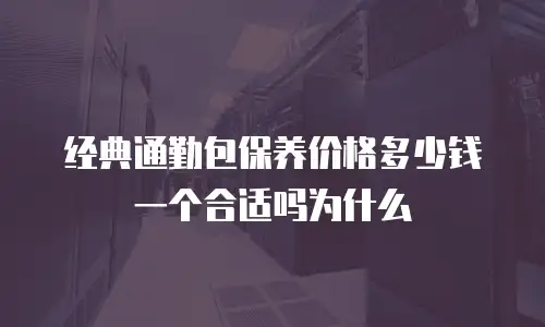 经典通勤包保养价格多少钱一个合适吗为什么