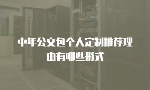 中年公文包个人定制推荐理由有哪些形式