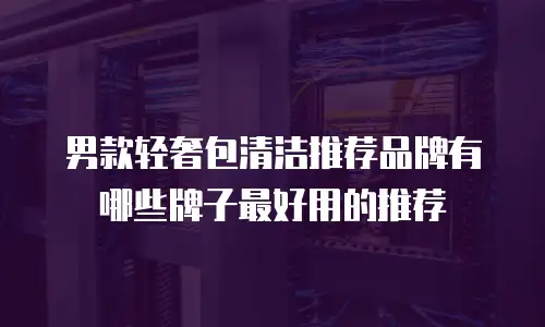 男款轻奢包清洁推荐品牌有哪些牌子最好用的推荐