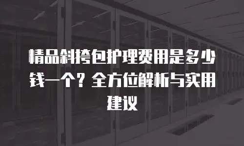 精品斜挎包护理费用是多少钱一个？全方位解析与实用建议