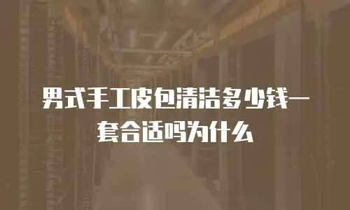 男式手工皮包清洁多少钱一套合适吗为什么