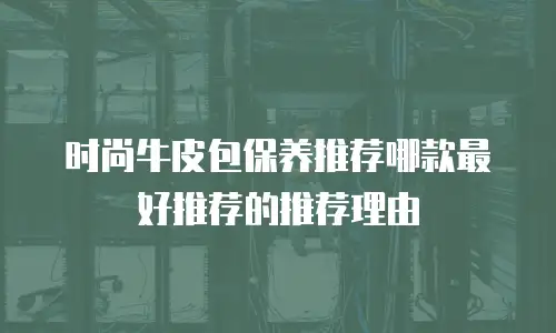 时尚牛皮包保养推荐哪款最好推荐的推荐理由