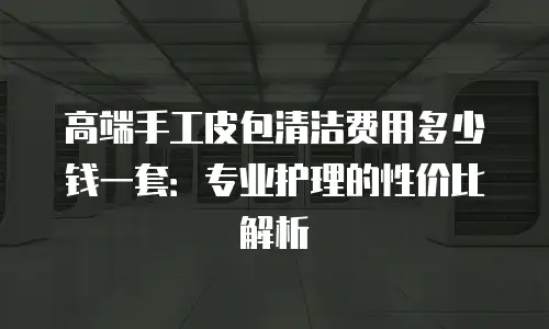 高端手工皮包清洁费用多少钱一套：专业护理的性价比解析