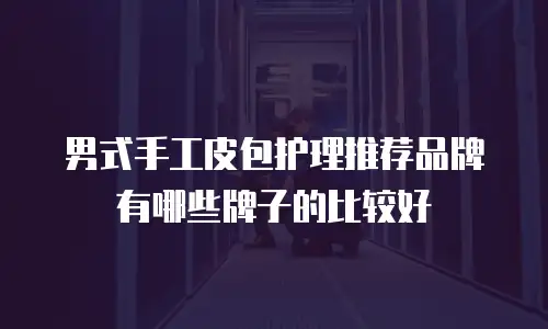 男式手工皮包护理推荐品牌有哪些牌子的比较好