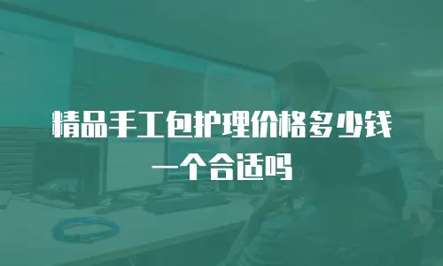 精品手工包护理价格多少钱一个合适吗