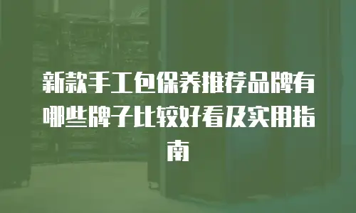 新款手工包保养推荐品牌有哪些牌子比较好看及实用指南