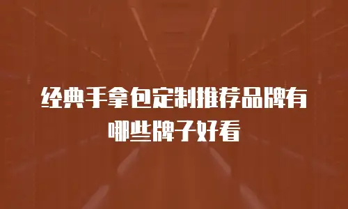 经典手拿包定制推荐品牌有哪些牌子好看