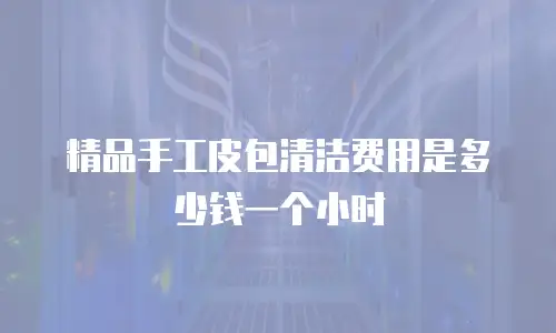 精品手工皮包清洁费用是多少钱一个小时