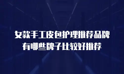女款手工皮包护理推荐品牌有哪些牌子比较好推荐