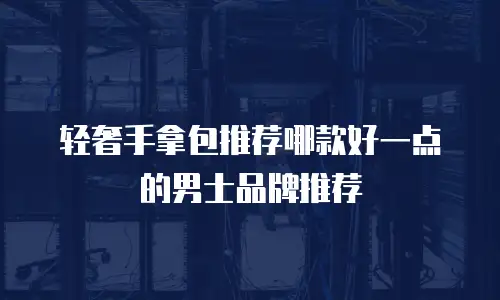 轻奢手拿包推荐哪款好一点的男士品牌推荐