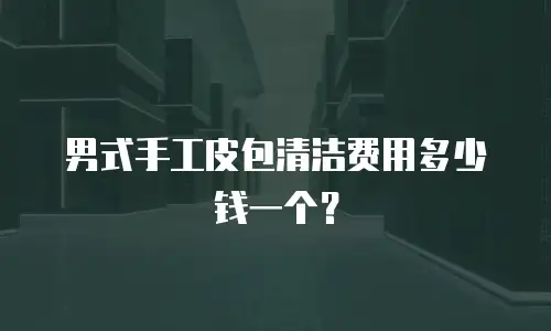 男式手工皮包清洁费用多少钱一个？