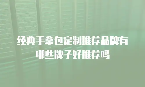 经典手拿包定制推荐品牌有哪些牌子好推荐吗