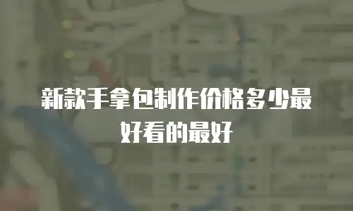 新款手拿包制作价格多少最好看的最好