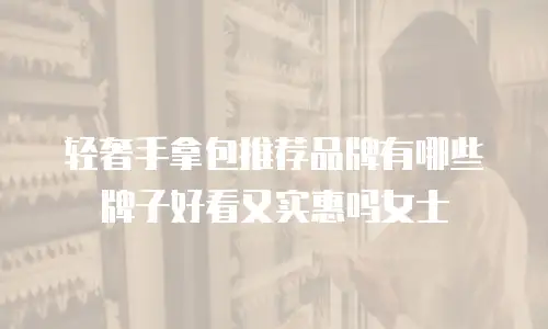 轻奢手拿包推荐品牌有哪些牌子好看又实惠吗女士
