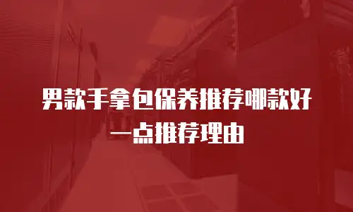 男款手拿包保养推荐哪款好一点推荐理由