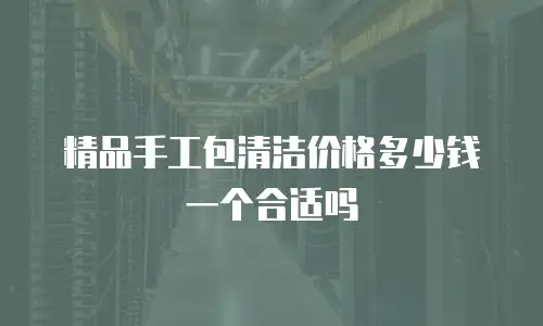 精品手工包清洁价格多少钱一个合适吗