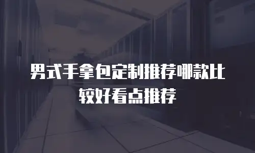 男式手拿包定制推荐哪款比较好看点推荐