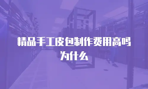精品手工皮包制作费用高吗为什么