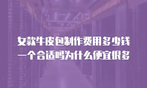 女款牛皮包制作费用多少钱一个合适吗为什么便宜很多