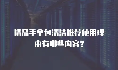 精品手拿包清洁推荐使用理由有哪些内容？