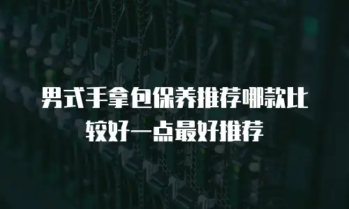 男式手拿包保养推荐哪款比较好一点最好推荐