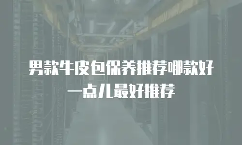 男款牛皮包保养推荐哪款好一点儿最好推荐