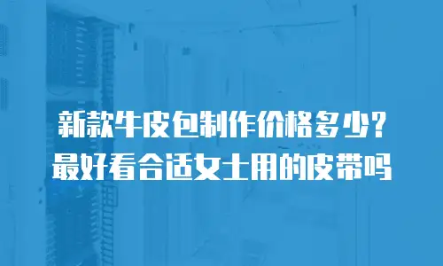 新款牛皮包制作价格多少？最好看合适女士用的皮带吗