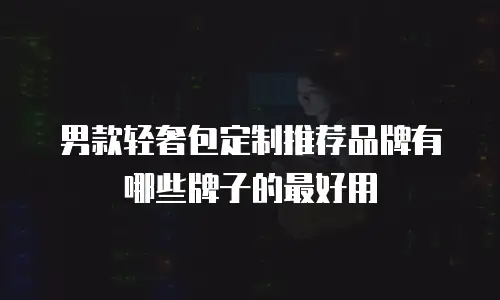 男款轻奢包定制推荐品牌有哪些牌子的最好用
