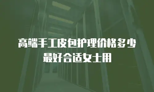 高端手工皮包护理价格多少最好合适女士用