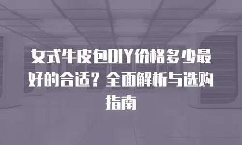 女式牛皮包DIY价格多少最好的合适？全面解析与选购指南
