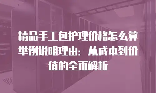 精品手工包护理价格怎么算举例说明理由：从成本到价值的全面解析