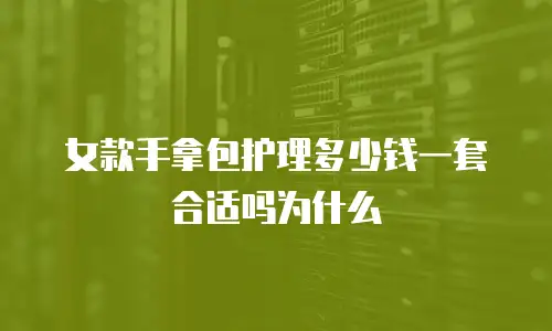 女款手拿包护理多少钱一套合适吗为什么