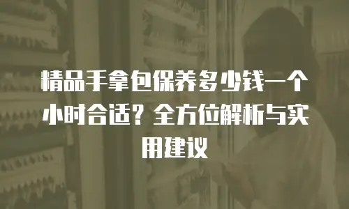 精品手拿包保养多少钱一个小时合适？全方位解析与实用建议