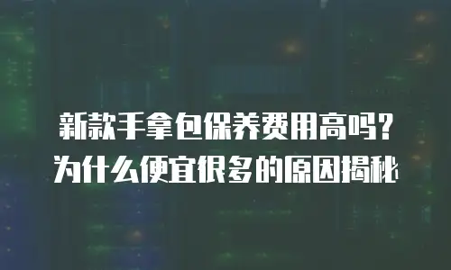新款手拿包保养费用高吗？为什么便宜很多的原因揭秘