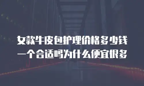 女款牛皮包护理价格多少钱一个合适吗为什么便宜很多