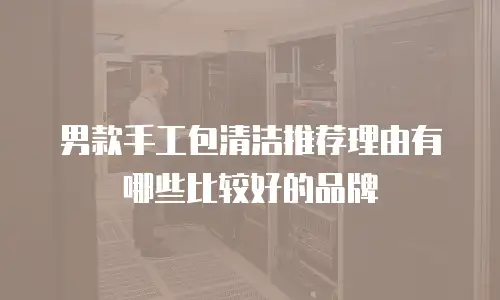 男款手工包清洁推荐理由有哪些比较好的品牌