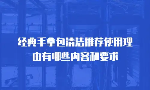 经典手拿包清洁推荐使用理由有哪些内容和要求