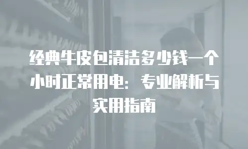 经典牛皮包清洁多少钱一个小时正常用电：专业解析与实用指南