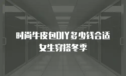 时尚牛皮包DIY多少钱合适女生穿搭冬季