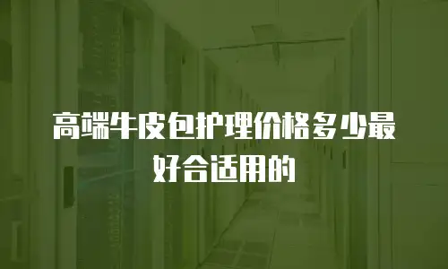 高端牛皮包护理价格多少最好合适用的